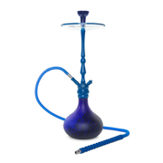 Amira Cyclone Hookah 27" blue on blue