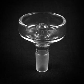 Male-Fitting Glass Funnel Bowl - TheHookah.com
