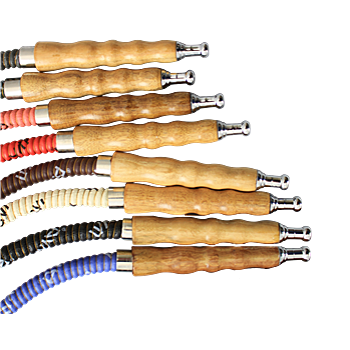 MYA Wooden Handle Hose - TheHookah.com