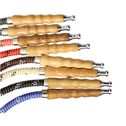 MYA Wooden Handle Hose - TheHookah.com