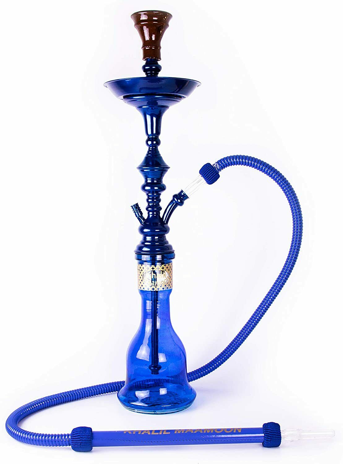 Khalil Mamoon Amer Hookah Blue 30"