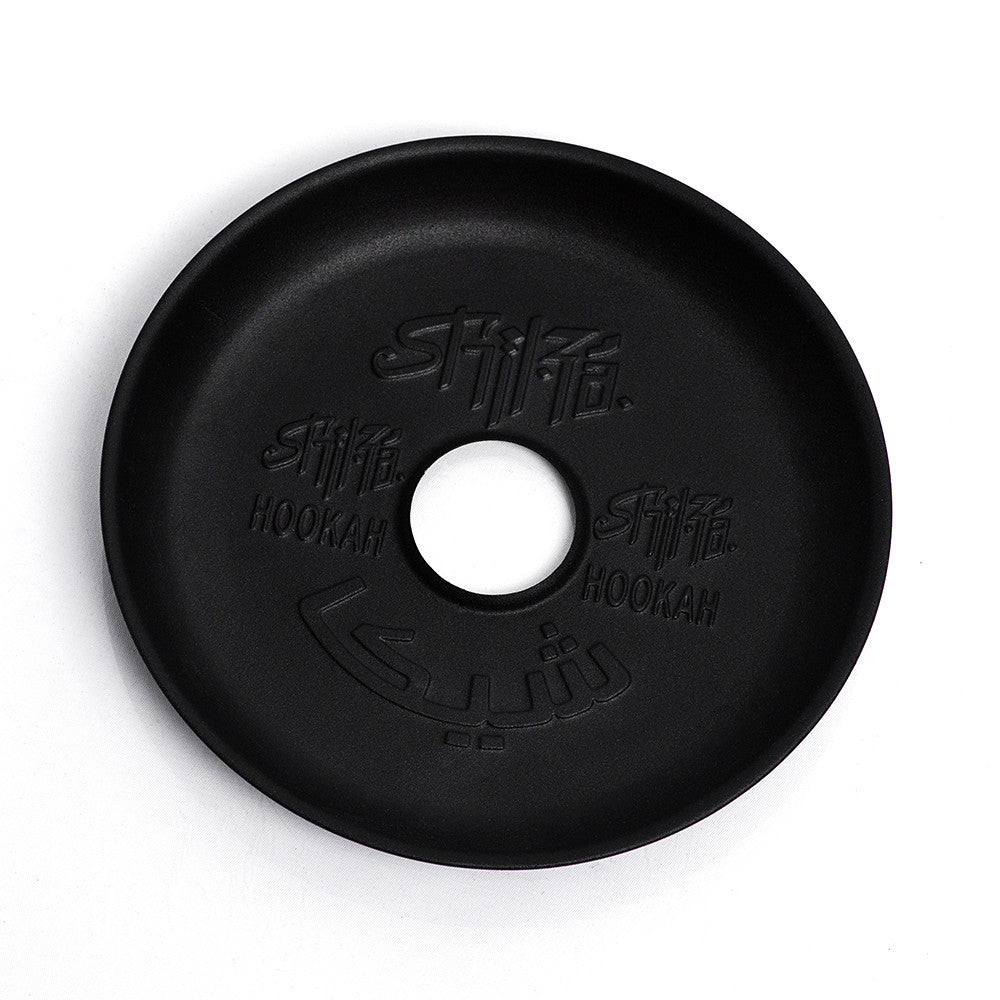 Shika Flat Black Hookah Tray - TheHookah.com