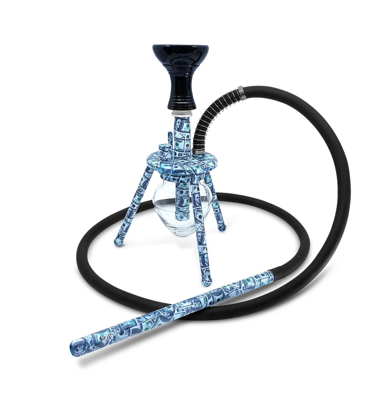 Amira Mini Spider Prints Hookah 12"