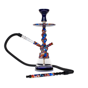 BYO Toker Hookah 18" - rainbow design matching handle hose